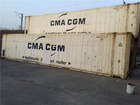 Cina Barang Kedua High Cube Reefer Container 45RH Untuk Pengiriman pemasok