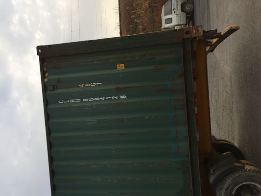 Cina 40gp Steel Dry Used 40ft Shipping Container Untuk Transportasi Jalan pemasok