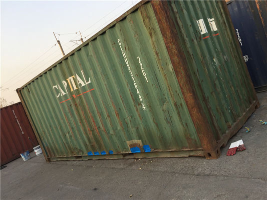 Cina 20 Ft Kontainer Penyimpanan Logam / Container Internasional 28000kg Payload pemasok