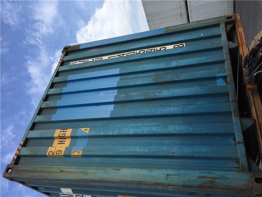 Cina Tangan Kedua 20gp Steel Dry Used Freight Containers Untuk Pengiriman pemasok