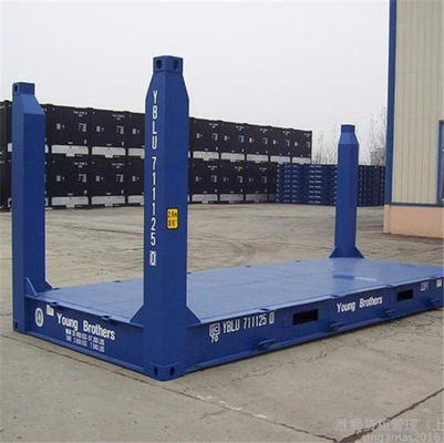 Cina Second Hand International Flat Rack Shipping Container Untuk Angkutan Jalan Laut pemasok